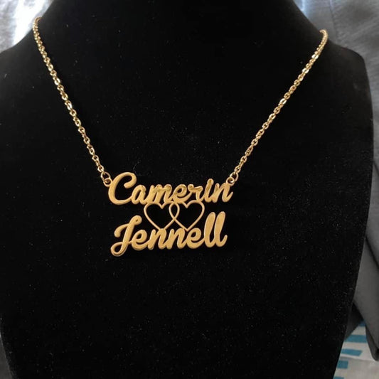 2 name necklace