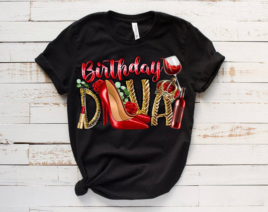 Birthday Diva T-shirts