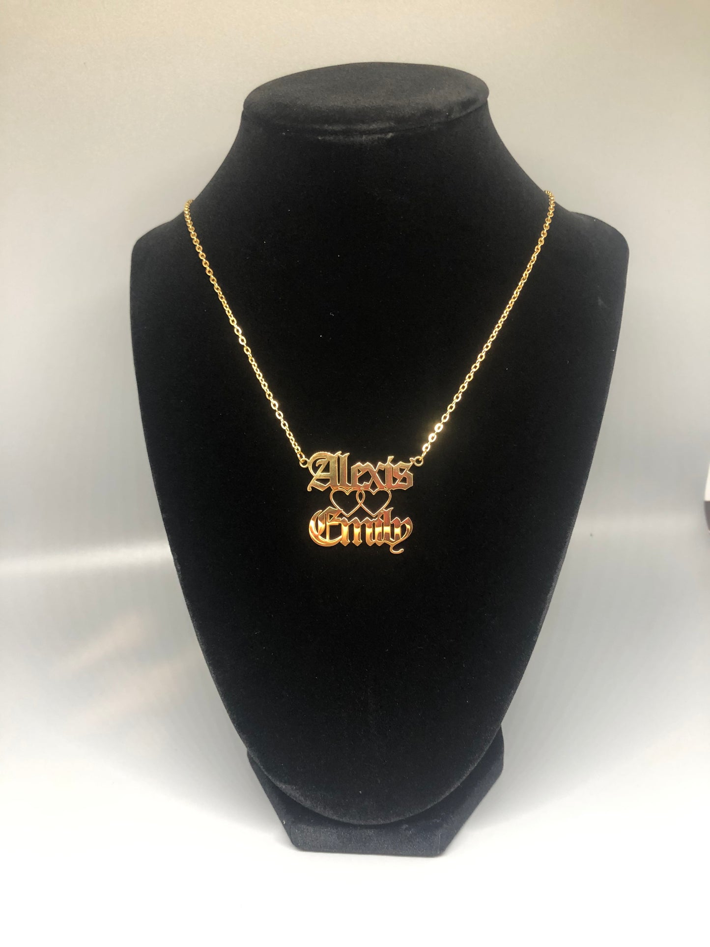 2 name necklace