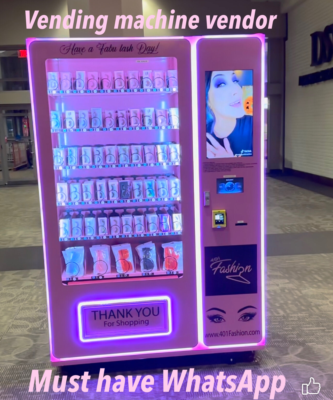 Vending machine vendor