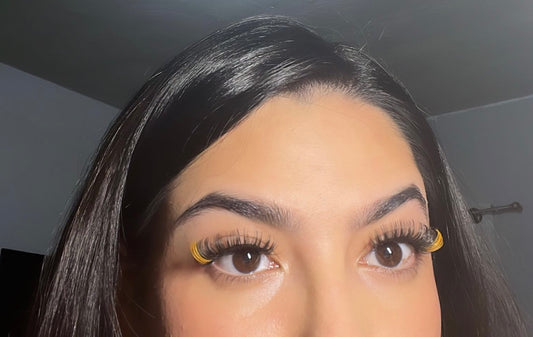 Pressed color lash